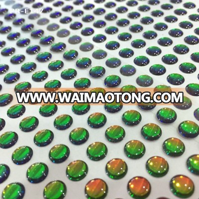 Wholesale multi colors multi green plastic fish eye 3 D eyes for lure