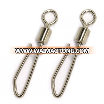 Good quality wholesale Fishing Tackle Accessories Rolling swivel with t-shape snap