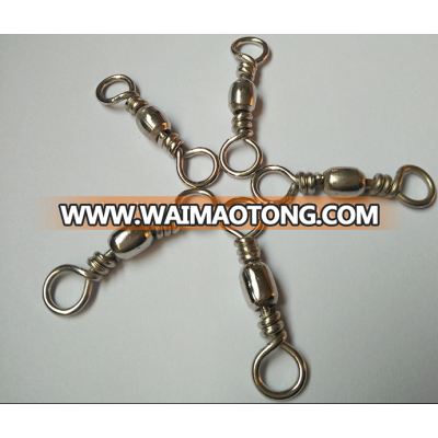 Free Sample Wholesale Factory Copper Fishing Hook Connector Barrel Swivel Fishing Swivel